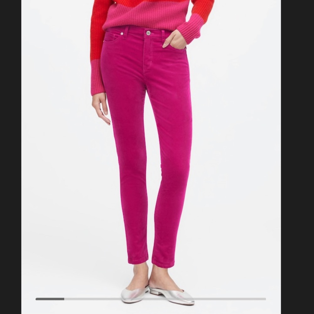NY& C Pink Skinny Low Rise Jeans
